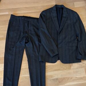 All Saints Foxley Checked Suit